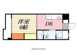 明石ビル【306号室】の間取り