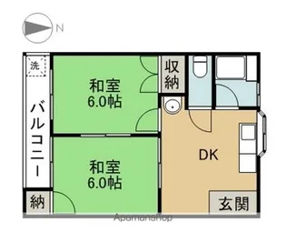 サンライフ高畑【M-26号室】の間取り