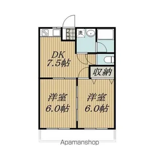 マイティプラザⅢ【2階】の間取り