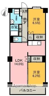 エクセレントロゼ【5階】の間取り