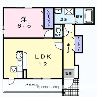フレーシュ【101号室】の間取り