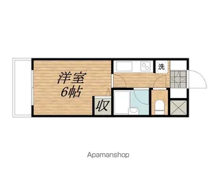 クレストンコート【109号室】の間取り