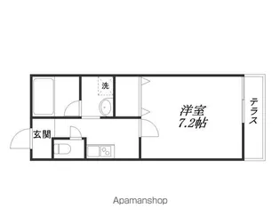 クレシェンドK【102号室】の間取り