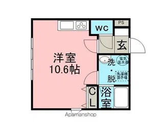 エル・パームコート【1階】の間取り