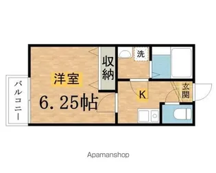 VAGUE【207号室】の間取り