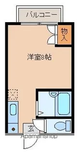 福博荘【206号室】の間取り