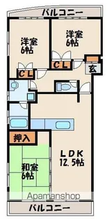 ステーション’95【4階】の間取り