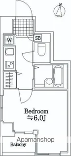 プレール新宿落合【3階】の間取り