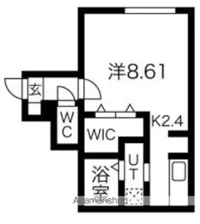 ソミューム発寒南(西町北8MS)【402号室】の間取り