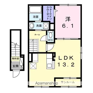 TST FUSO【2階】の間取り