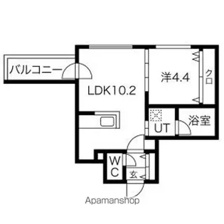 オリゾンテ円山公園【2階】の間取り