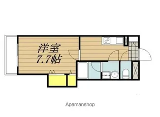1Kの間取り画像
