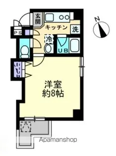 シティホワイト【8階】の間取り