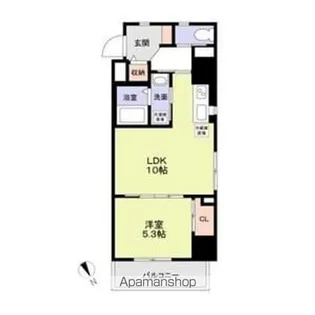 FELICE PRENDRE【7階】の間取り