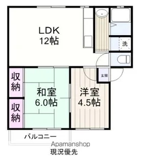 ソファレ古浜【1階】の間取り