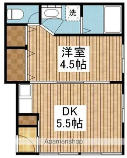 フタバピーチ【102号室】の間取り