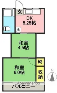 東京都杉並区和泉2丁目【アパート】の間取り