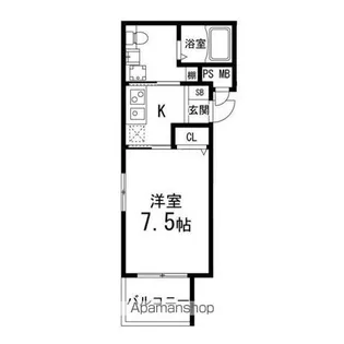 DKM西公園【301号室】の間取り