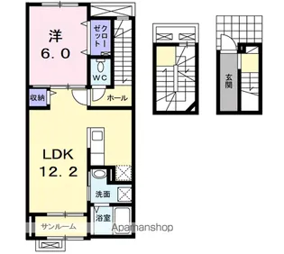 グラン カルフール【3階】の間取り