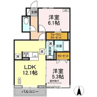 BELL RUN【1階】の間取り