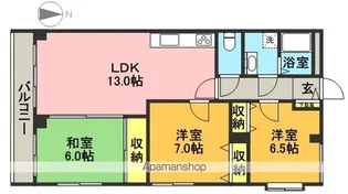 テラス羽根木【2階】の間取り