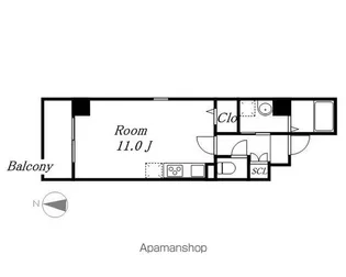 RESONARE MARUNOUCHI「リゾナーレマルノウチ」【8階】の間取り