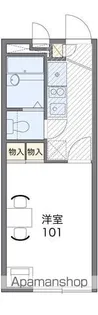 レオパレス柳【1階】の間取り