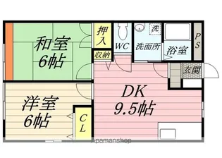チェリーハイツ【202号室】の間取り