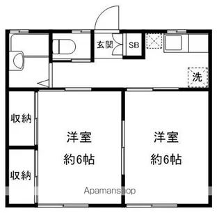 メゾンセル【1階】の間取り