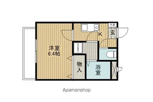 ラッキーシティーハウス【302号室】の間取り