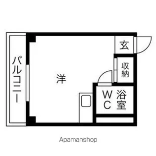 サンピュア井宮【3階】の間取り