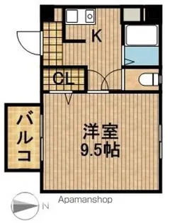 イシイフォーチュン【2階】の間取り