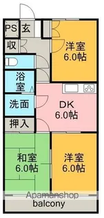プレステイジ清水【302号室】の間取り