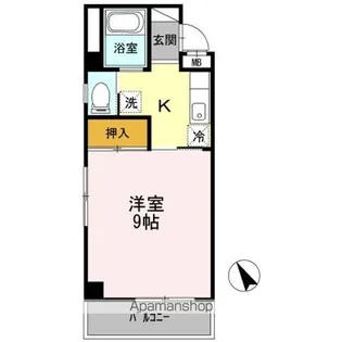 棒屋第2城北ハイツ【2階】の間取り