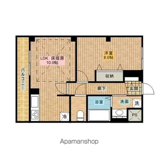 ロイヤルパレス市川【2階】の間取り
