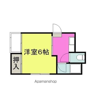 BASE.W(ベース.ダブリュー)【403号室】の間取り
