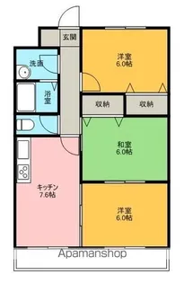 サンハイムYK【4階】の間取り