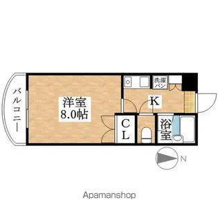 アストリー赤城【4階】の間取り