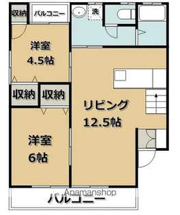 サンクレール【101号室】の間取り