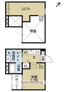 1Rの間取り画像