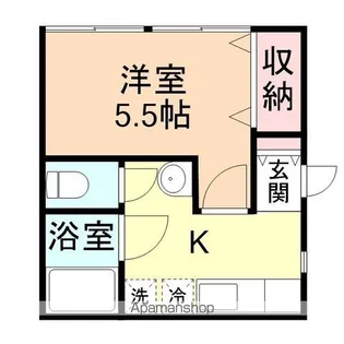 マリ・コーポ【203号室】の間取り