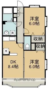 カーサアルカディア【1階】の間取り