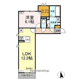 LE LIEN AKANE SOUTH【2階】の間取り