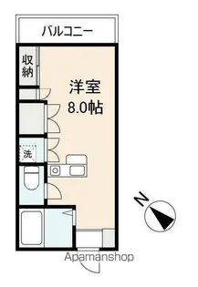 ボレバードマンション【1階】の間取り