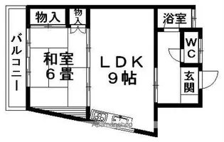 大場ビル【301号室】の間取り