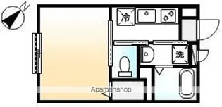 エルメゾン沖野上【106号室号室】の間取り