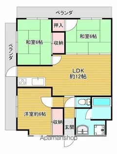 レ・ビラージュ【3階】の間取り