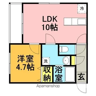 リテラ井尻南【3階】の間取り