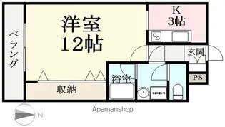 MAX907【302号室】の間取り