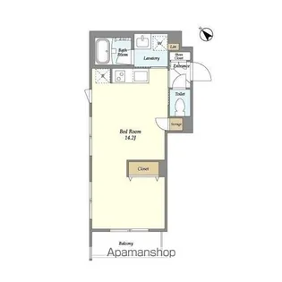 ASTILE西新宿Ⅱ【3階】の間取り